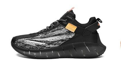 Reflective and Breathable Running Shoes for Men