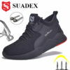 Mens Work Safety Shoes Steel Toe Cap