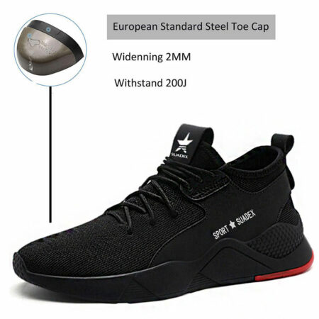 Mens Work Safety Shoes Steel Toe Cap