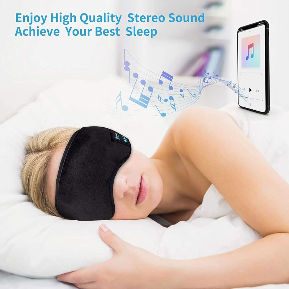 Sleep Headphones Bluetooth Eye Mask